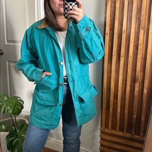 Vintage Woolrich Southwestern Field Chore‎ Canvas Zip Front Jacket. Size S